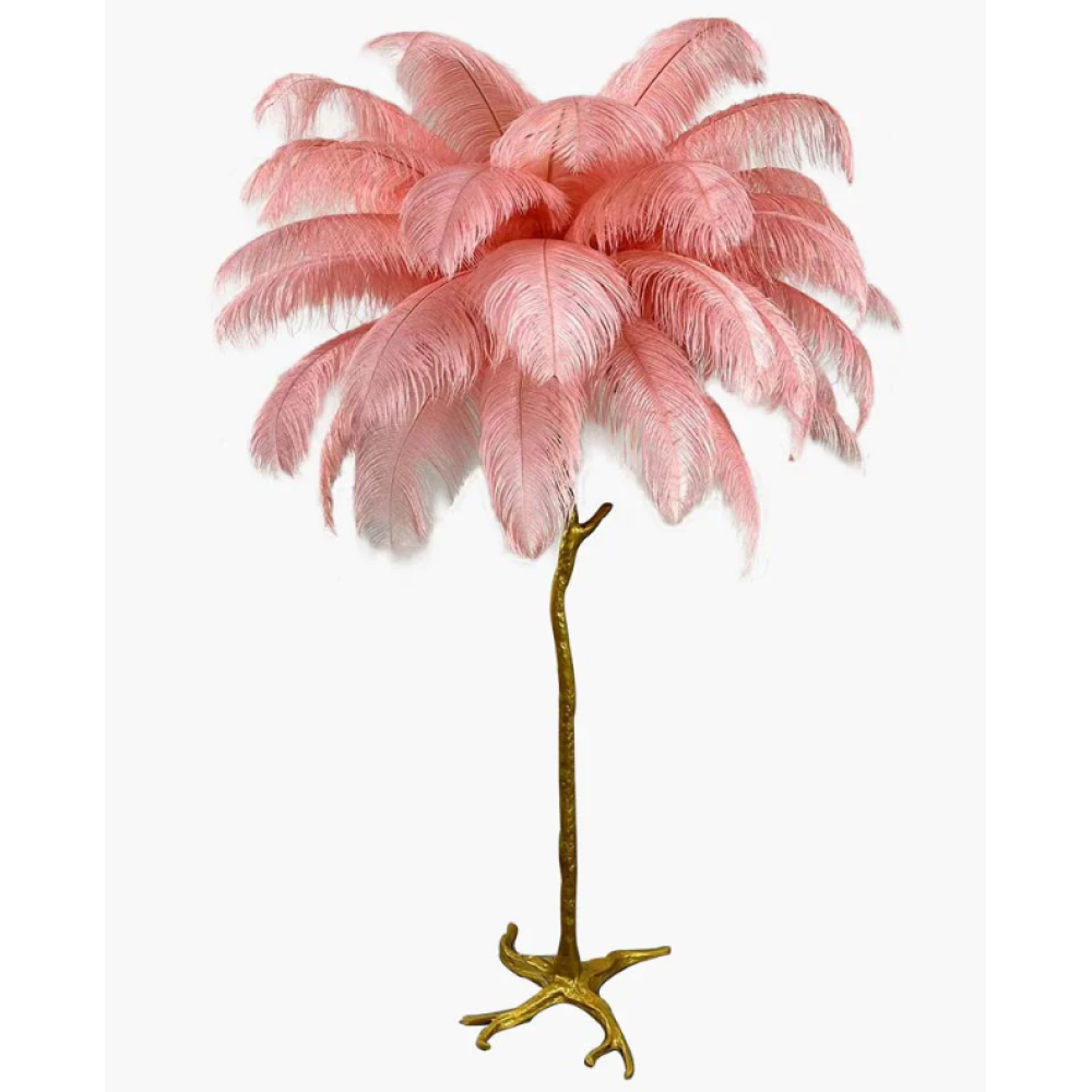Pnk Feather Lamp | Event & Home Decoration
